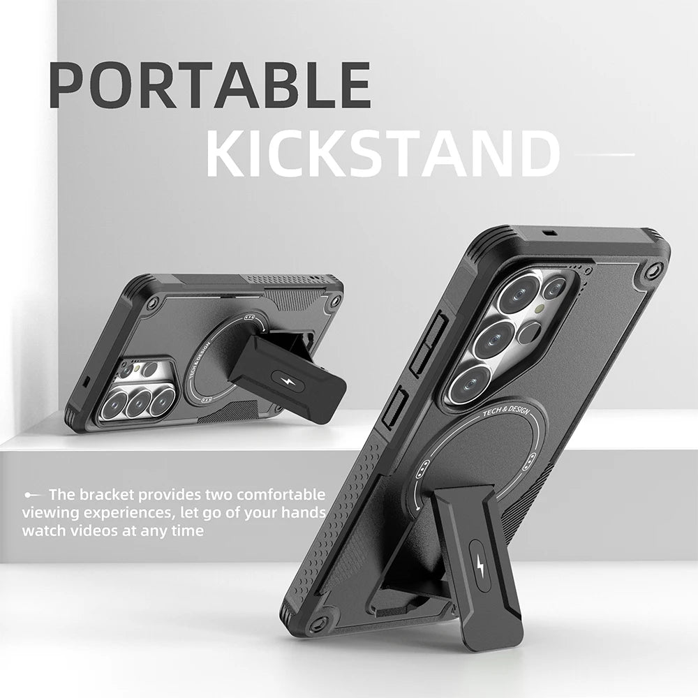 Heavy-Duty Magnetic Protective Case for Samsung Galaxy S26 Series