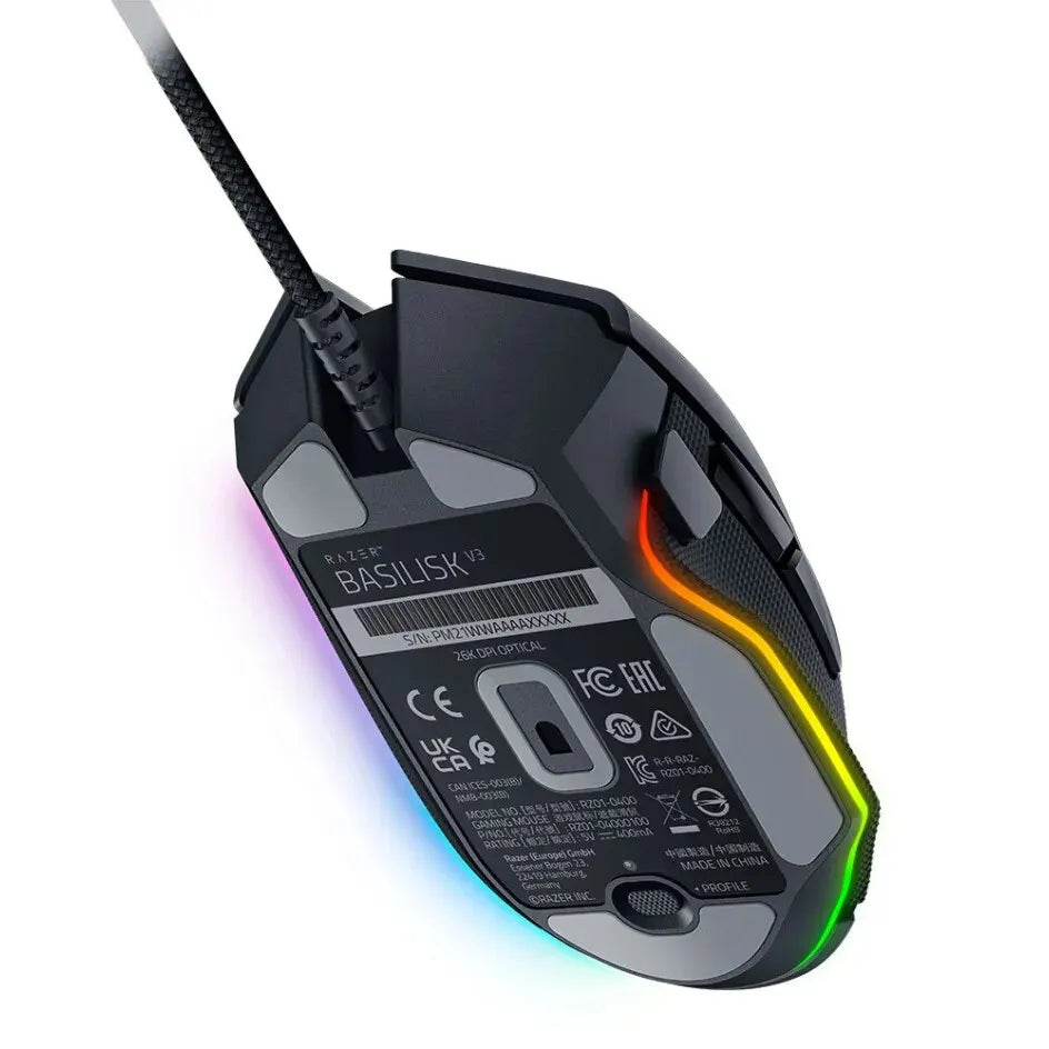 Razer Basilisk V3 Customizable Ergonomic Gaming Mouse