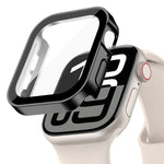 Protective Bumper Case with Built-in Tempered Glass for Apple Watch