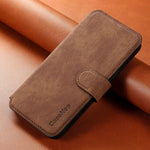 Premium 2-in-1 MagSafe Leather Case with Flip Card Holder for iPhone 17 Series