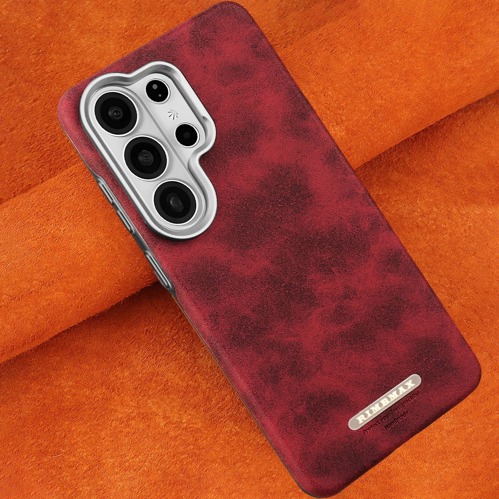 Samsung Galaxy S26 Series Luxury Magnetic Leather Case with Lens Protection