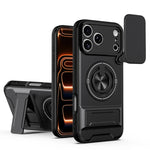 iPhone 17 Series MagSafe Case with Sliding Lens Cover and Stand