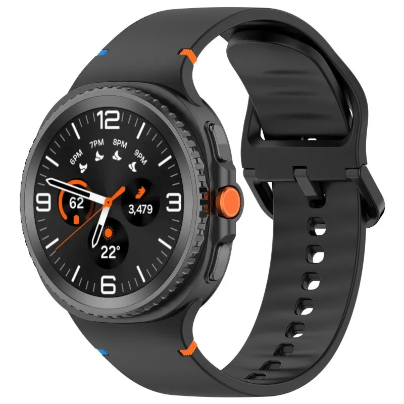 Soft Silicone Replacement Strap for Samsung Galaxy Watch 8 / Galaxy Watch 8 Classic