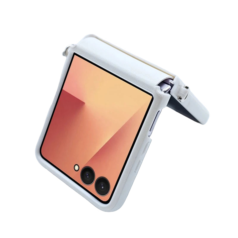 Ultra-Thin Magnetic PU Leather Case for Samsung Galaxy Z Flip 7