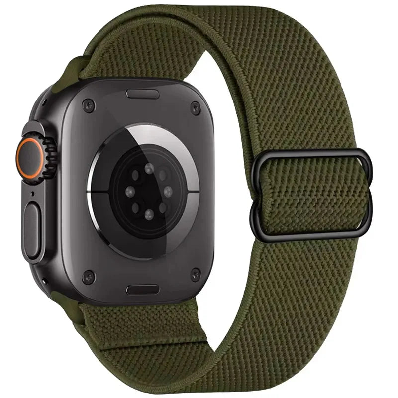 Soft Elastic Nylon Loop Strap for Apple Watch
