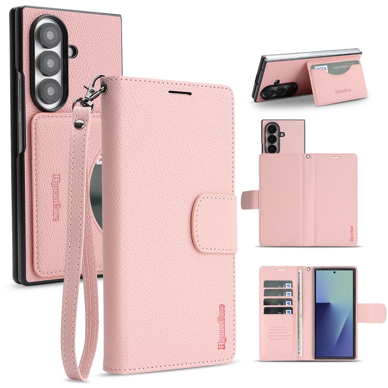 Fashion Shockproof Wallet Case for Samsung Galaxy Z Fold 6