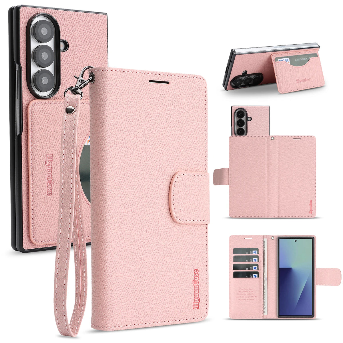 Fashion Shockproof Wallet Case for Samsung Galaxy Z Fold 6