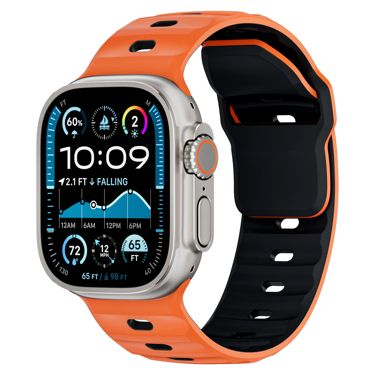Premium Sport Silicone Strap for Apple Watch