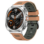Two-Tone Perforated Silicone Sport Strap for Samsung Galaxy Watch Ultra 2