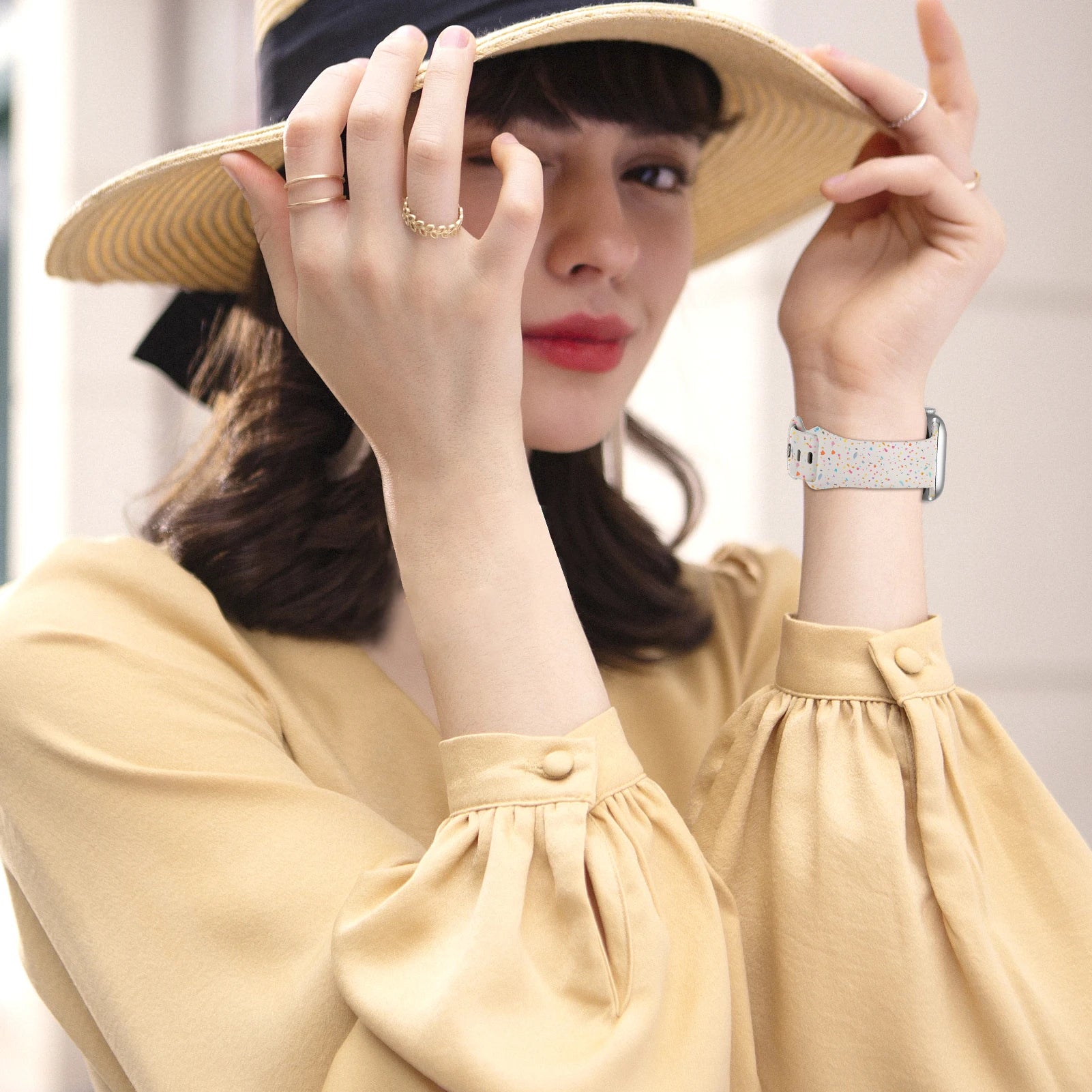 Breathable Sport Silicone Strap for Apple Watch