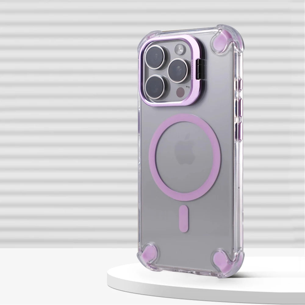 Clear Hybrid Camera Protection Case with MagSafe for iPhone 13 Series