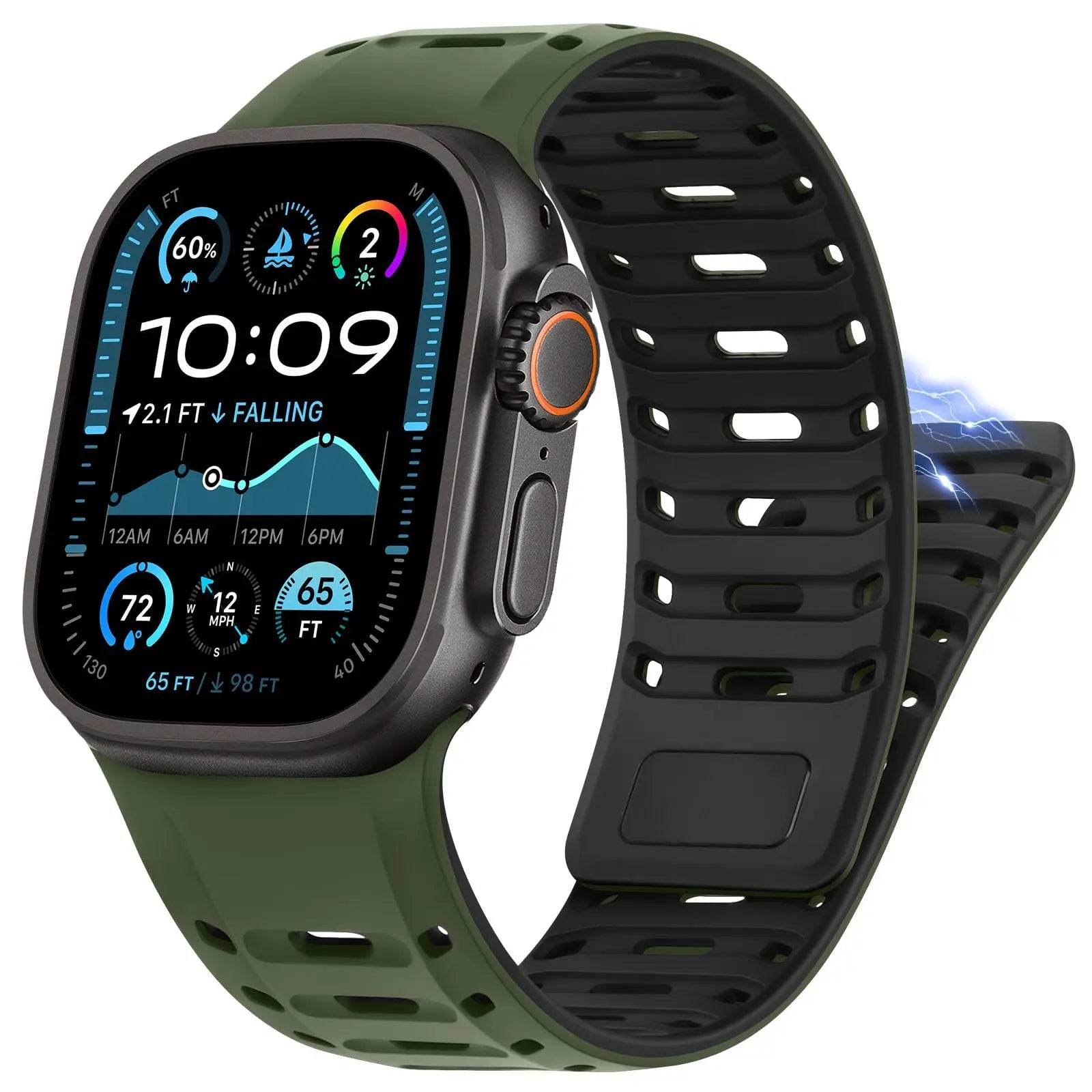 Sport Silicone Magnetic Strap for Apple Watch