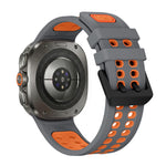 Breathable Perforated Silicone Watch Strap for Samsung Galaxy Watch Ultra 2
