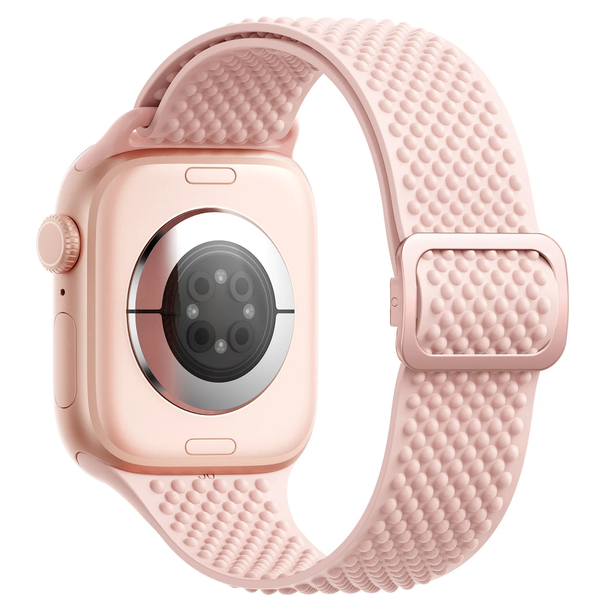 Silicone Sport Band with Adjustable Buckle for Apple Watch