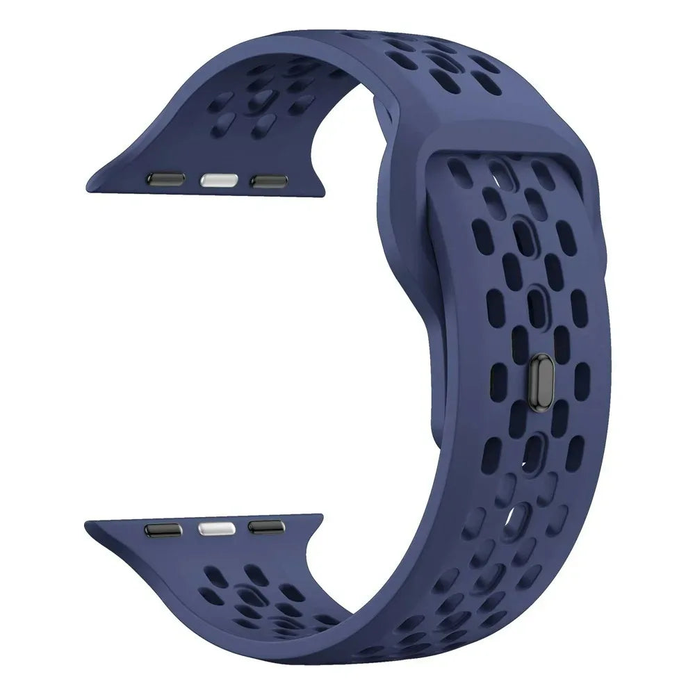 Breathable Silicone Strap for Apple Watch