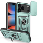 Shockproof Armor Case with Sliding Lens Cover for iPhone 17 Series
