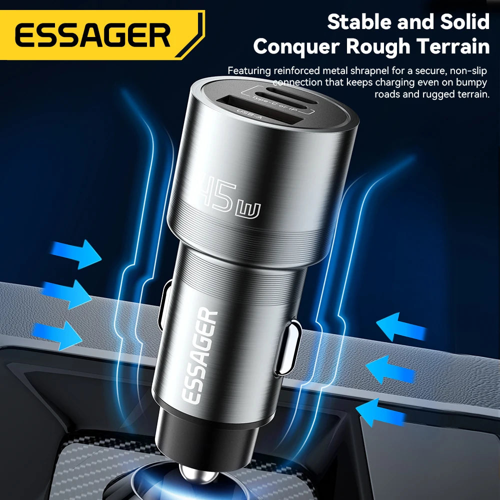 Essager 45W Fast Charging Car Charger