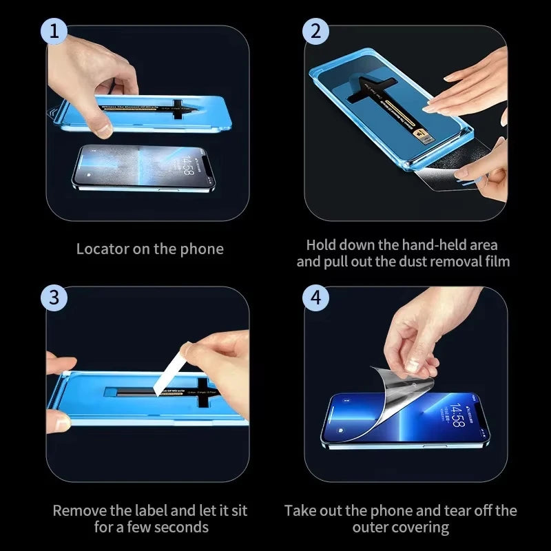 Dust-Free Oleophobic Screen Protector for Samsung Galaxy S26 Series