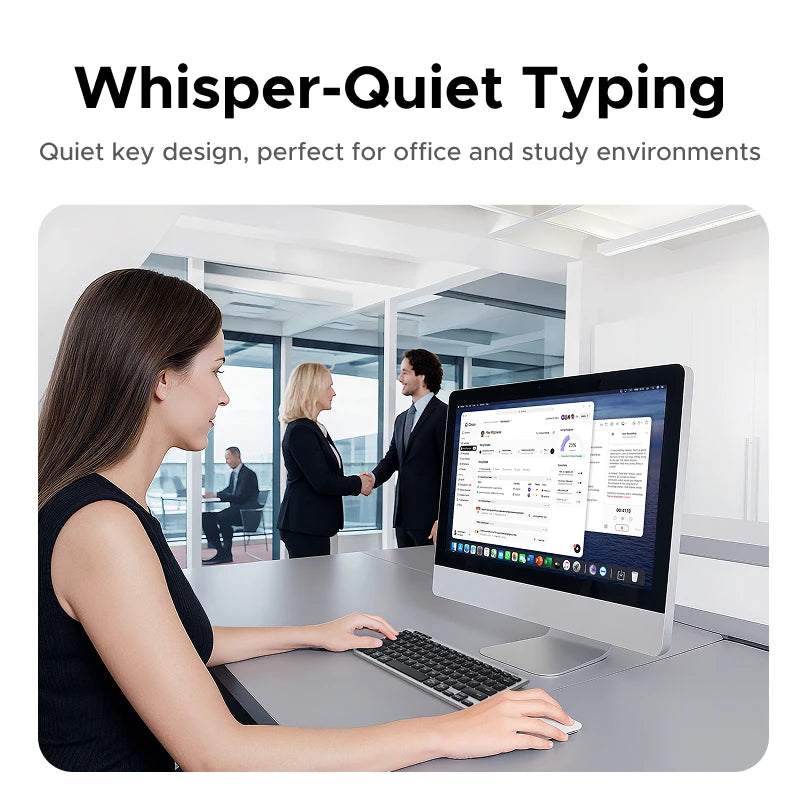 UGREEN 78-Key Bluetooth and 2.4G Wireless Keyboard