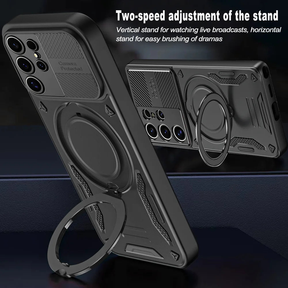 Heavy-Duty Ring Holder Case for Samsung Galaxy S26 Series