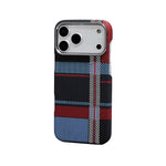 Colorful Carbon Fiber MagSafe Case with Metal Lens Frame for iPhone 17 Series