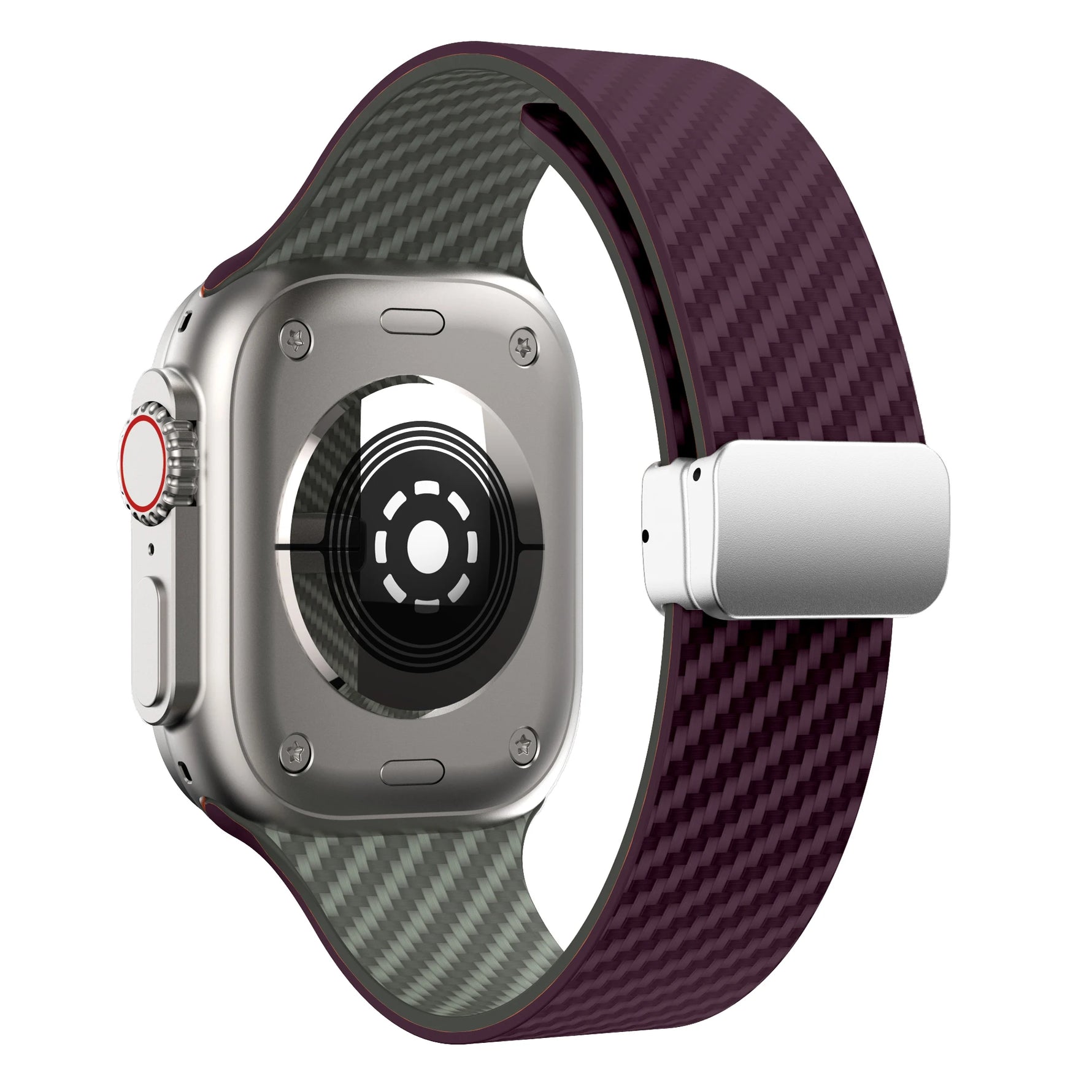 Carbon Fiber Pattern Magnetic Straps for Apple Watch