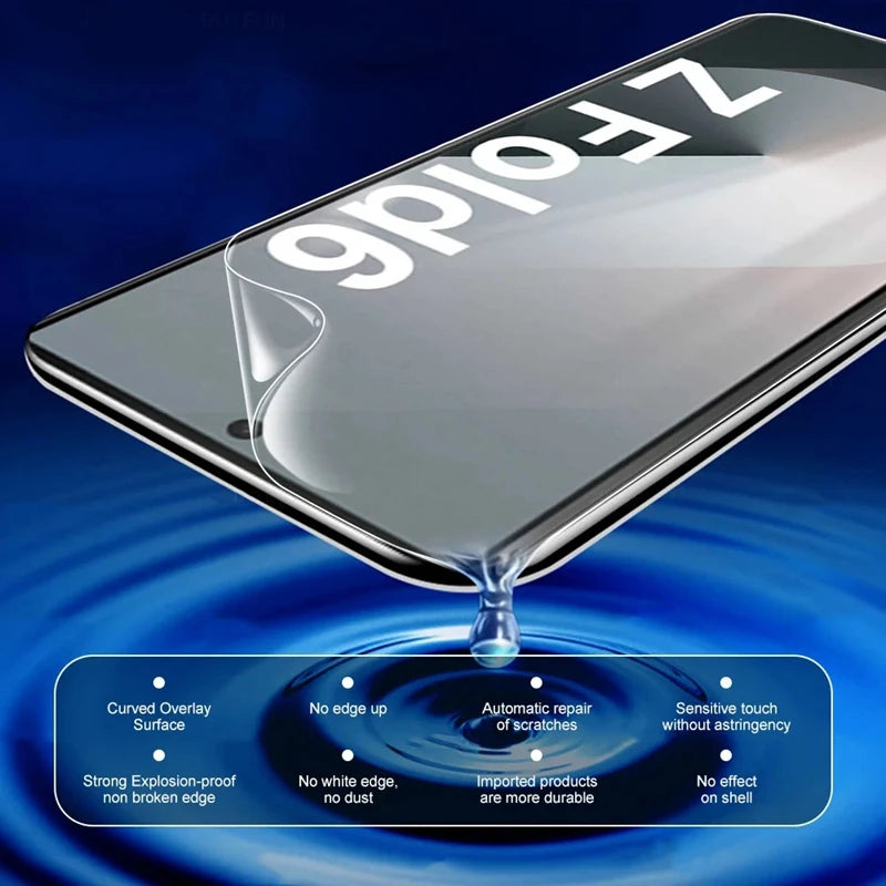 Clear Front and Back Screen Protector with Camera Lens Cover for Samsung Galaxy Z Fold 7