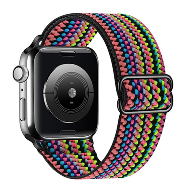 Soft Elastic Nylon Loop Strap for Apple Watch