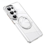 Clear Magnetic Case with 360° Rotating Stand for Samsung Galaxy S26 Series