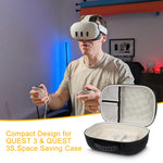 Hard Carrying Case for Meta Quest 3/3S VR Glasses