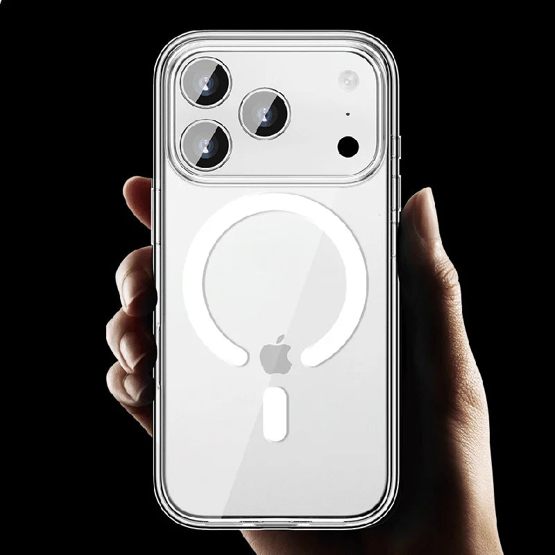 MagSafe Compatible Transparent Case for iPhone 17 Series