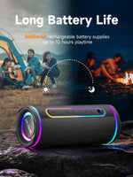 MLOVE E80 30W Portable Bluetooth Speaker with One-Touch Bass Boost