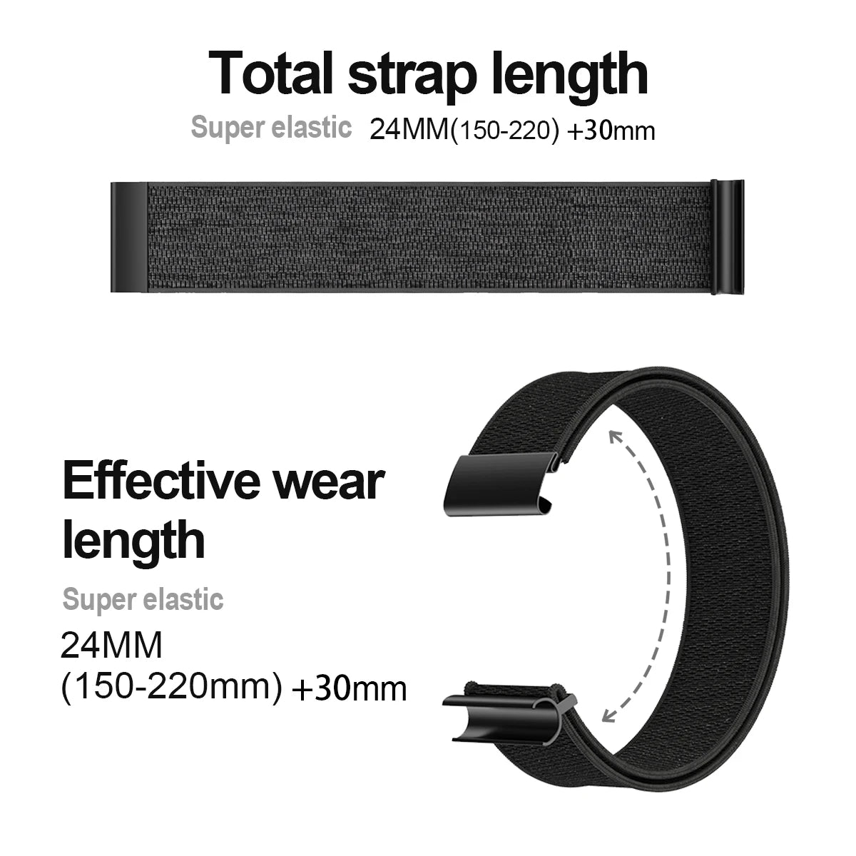 Sporty Elastic Nylon Strap for Whoop 5.0