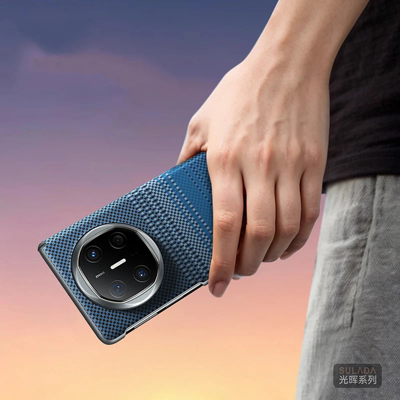 Shockproof Kevlar Pattern Magnetic Case for Honor Magic V5