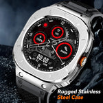 Samsung Galaxy Watch Ultra (2025) Protective Metal Case with Rubber Band