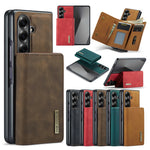 Samsung Galaxy Z Fold 7 Magnetic Leather Wallet Case with Card Slots