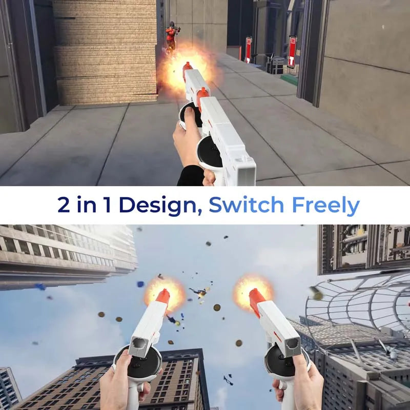 Shooter Game Gun Stock Mount for Meta Quest 3/3S