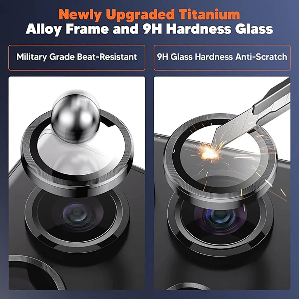 Premium Metal Camera Lens Ring Protector for Samsung Galaxy S24 Series