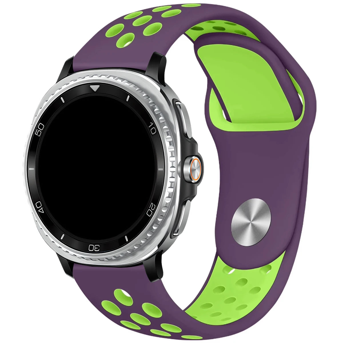 Dual Color Soft Silicone Sport Band for Samsung Galaxy Watch 8 & Galaxy Watch 8 Classic