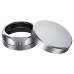 JJC Square Metal Lens Hood with Cap