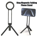 Carabiner-Mounted Magnetic Phone Tripod