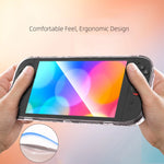 Ergonomic Grip Transparent Shockproof Case for Nintendo Switch 2 (2025)