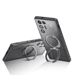 Shockproof Translucent Magnetic Case with Kickstand for ZTE Nubia Red Magic 11 Pro / Pro Plus