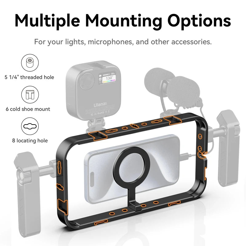 Ulanzi MG-001 Magnetic Phone Cage with Double-Sided Magnetic Ring