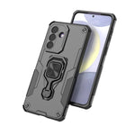 Samsung Galaxy A37 Magnetic Armor Case with Metal Ring Stand