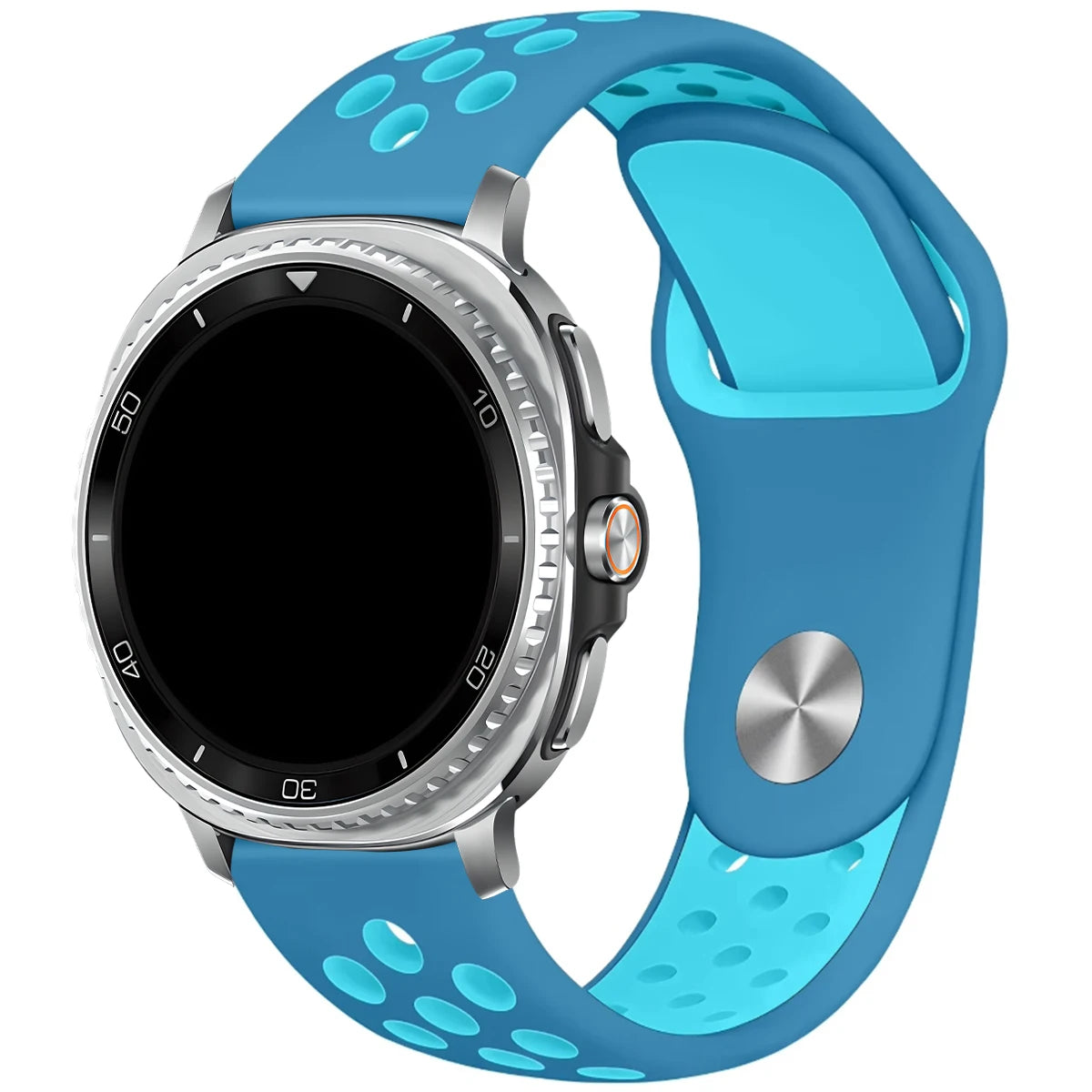 Dual Color Soft Silicone Sport Band for Samsung Galaxy Watch 8 & Galaxy Watch 8 Classic