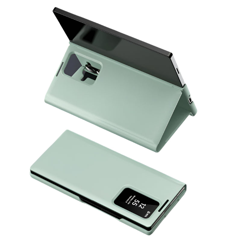 Samsung Galaxy Z Fold 5 Flip Leather Case with Window Card Holder