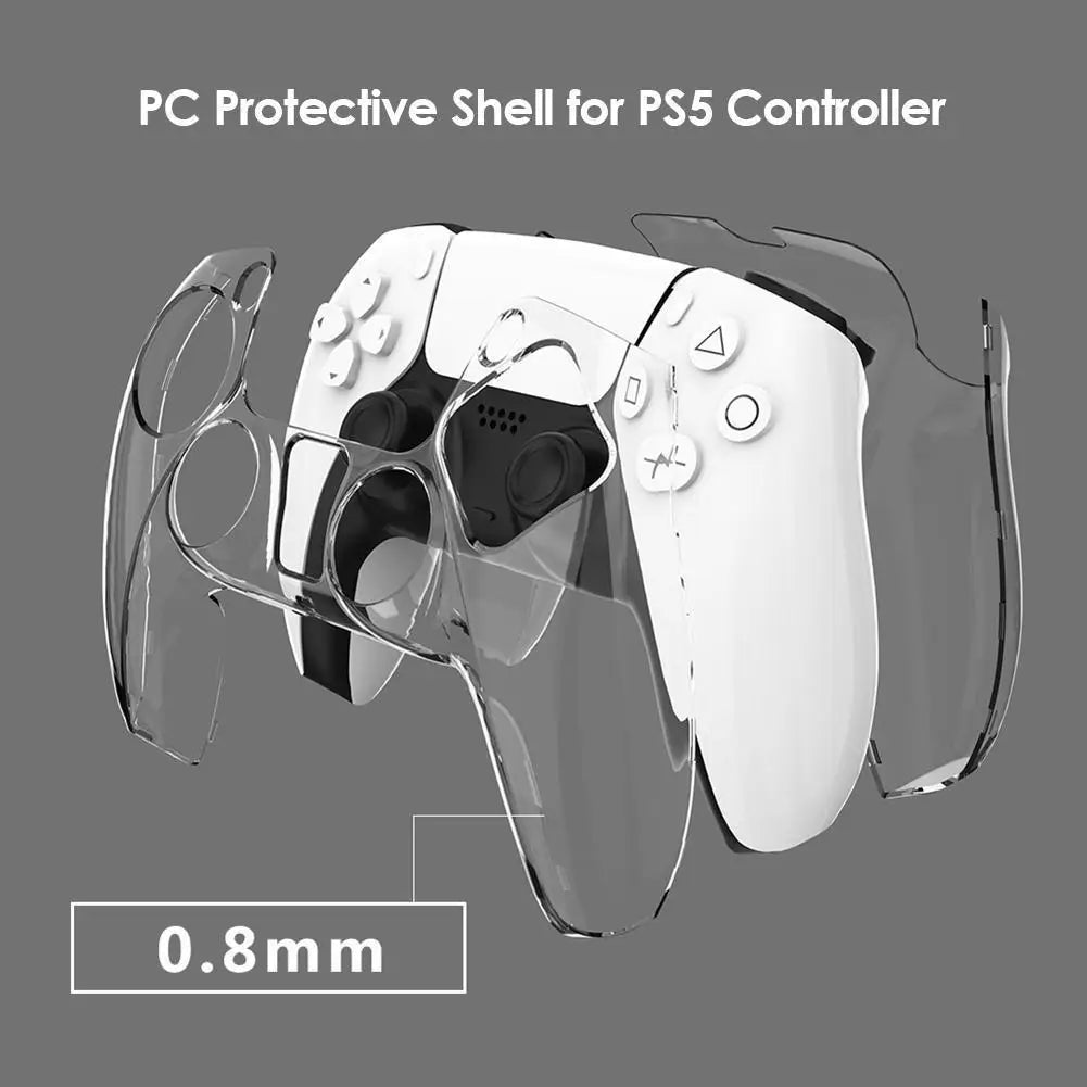 Ultra Slim Clear Protective Case for PlayStation DualSense Controller