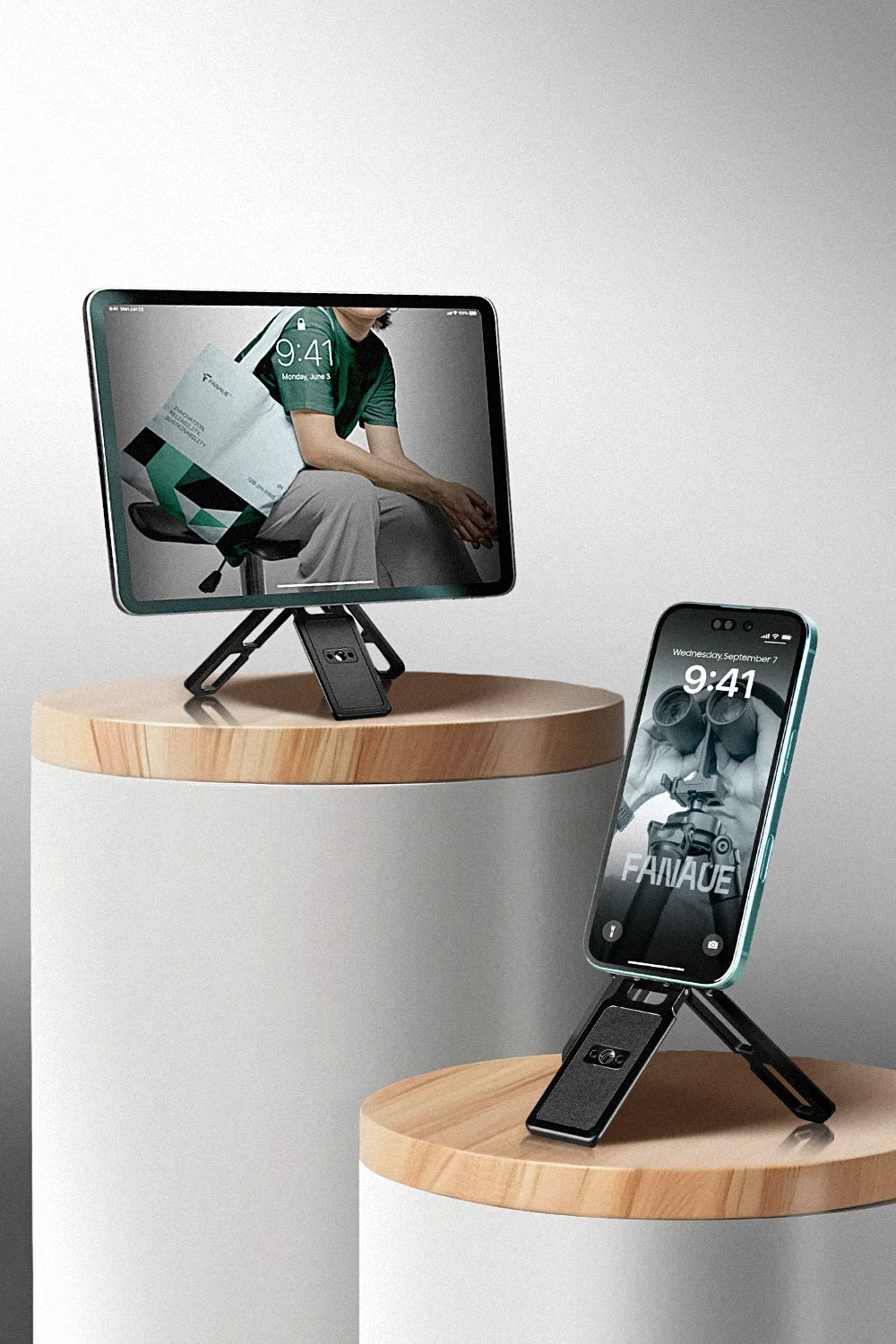 Multi-functional Magnetic Phone Grip & 1/4" Tripod Adapter