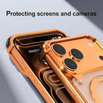 Durable Aluminum Alloy Shockproof Magnetic Case with Ring Holder for iPhone 17 Series